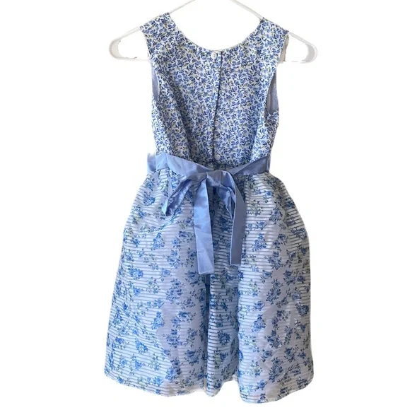 JONA MICHELLE Blue and White Floral Dress - Picture 2 of 6